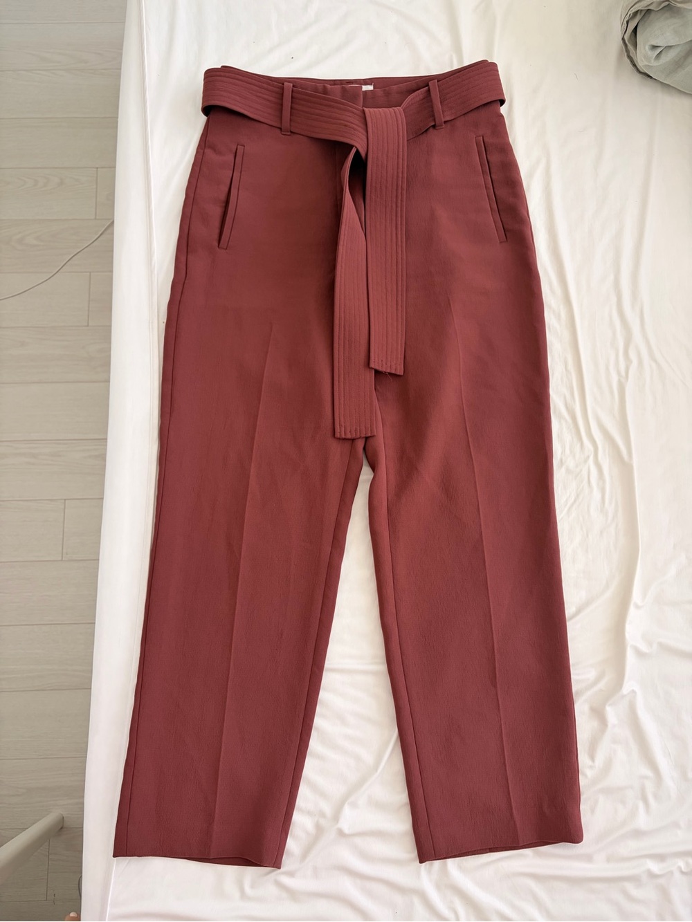 Wilfred Dress Pant with Tie | 3/4 Pant | Size 6 | Dusty Rose